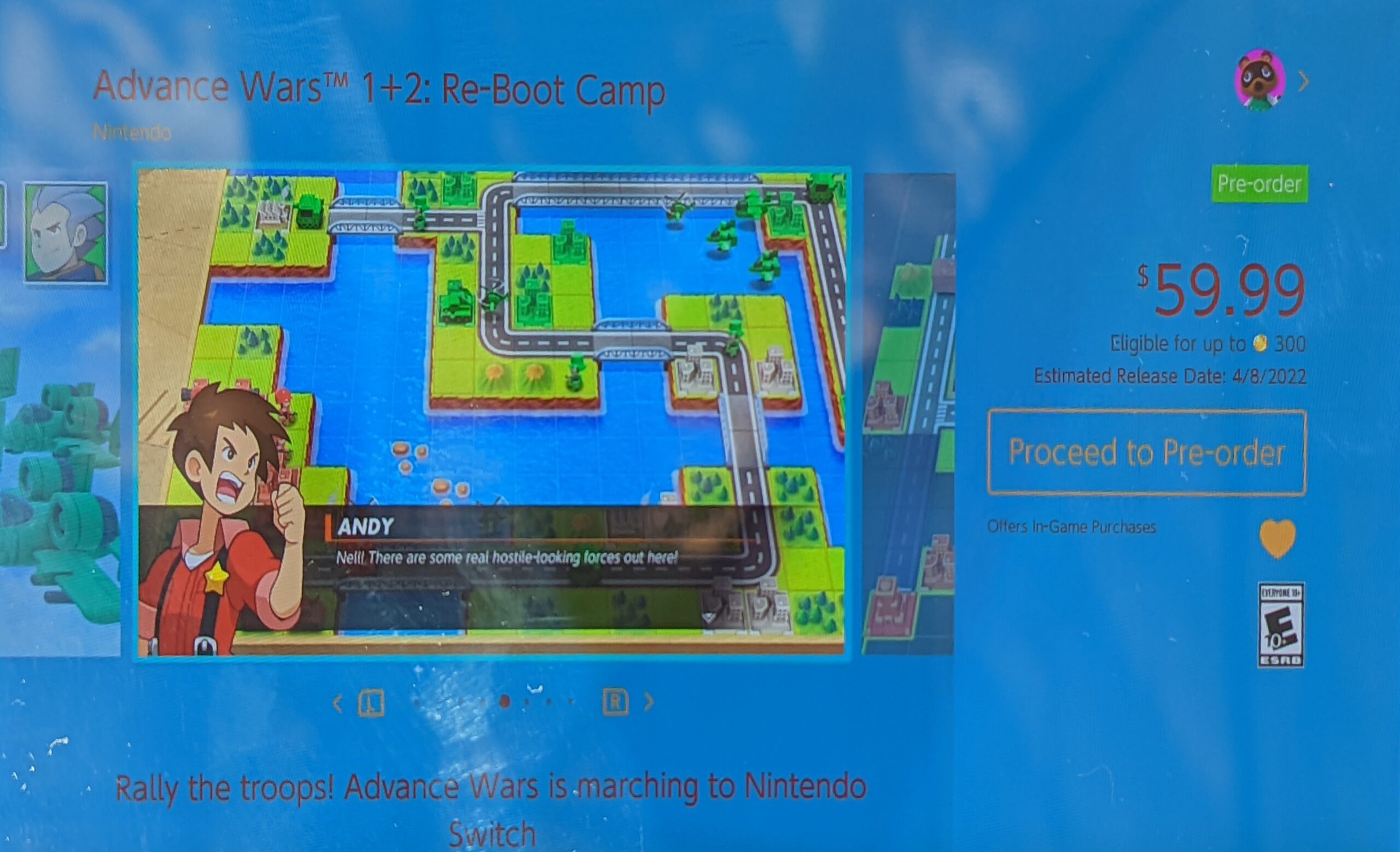 Advance Wars 1+2: Re-Boot Camp has a new release date.