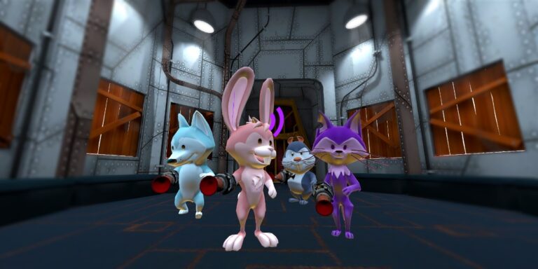 Four characters of Adventure Lab's first game.