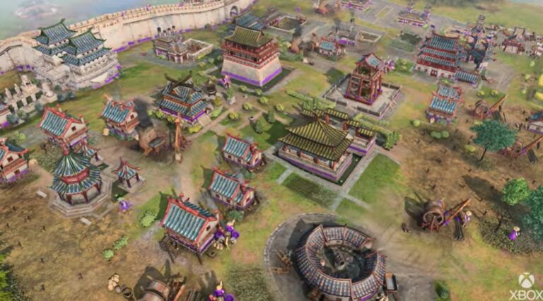 The Chinese faction in Age of Empires IV.