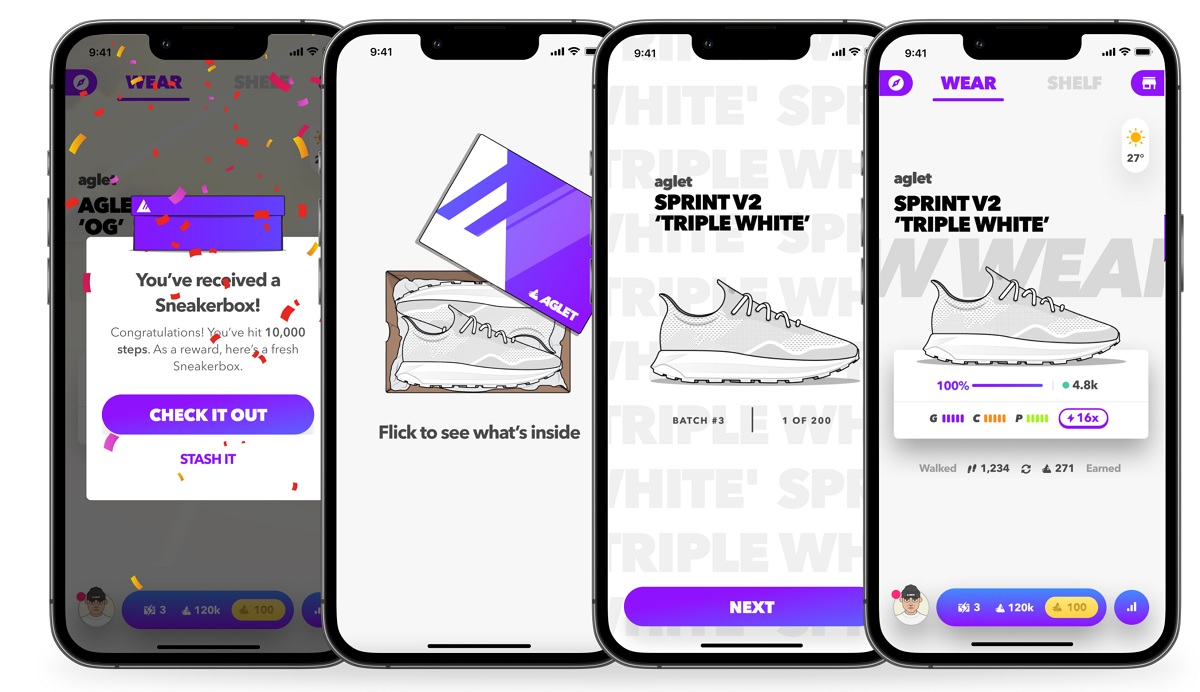 Aglet lets players participate in a sneaker community.