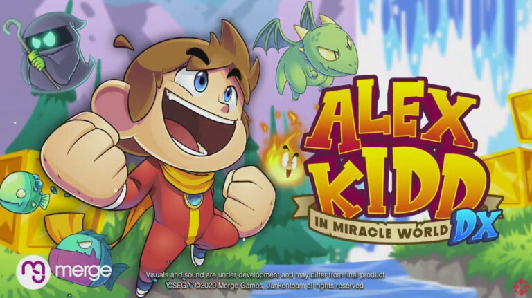 Alex Kidd in Miracle World DX.