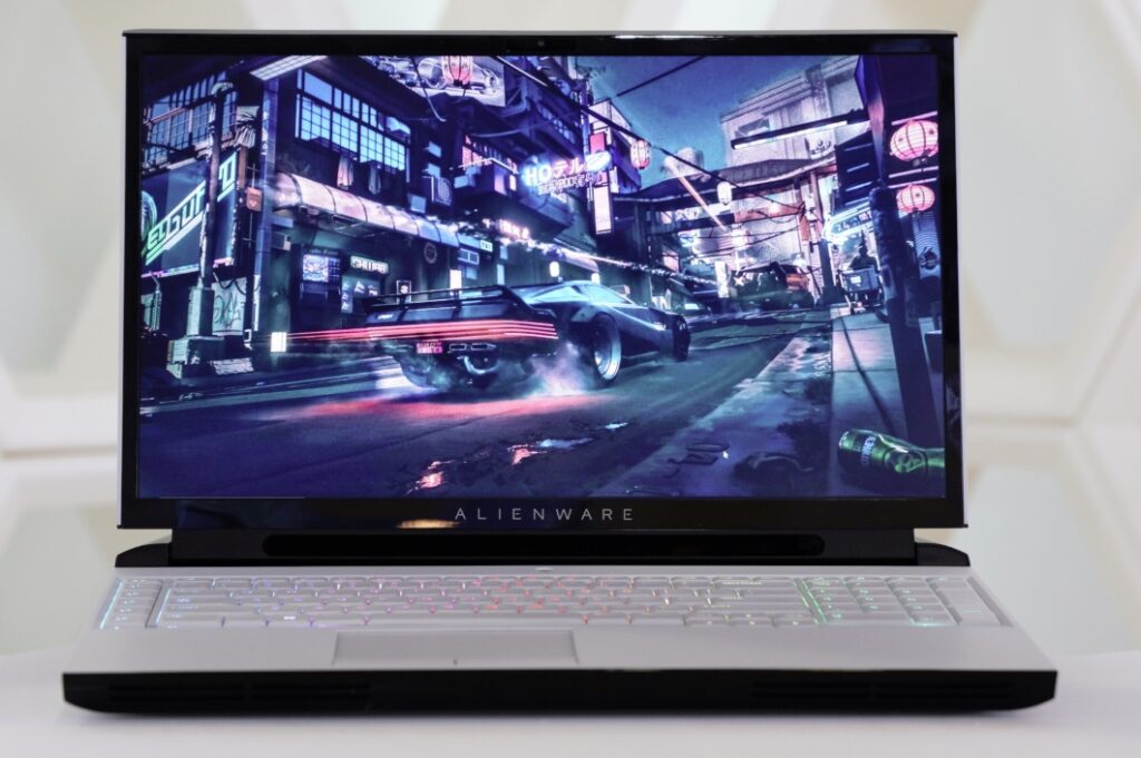 The Alienware Area-51m with Legend design.