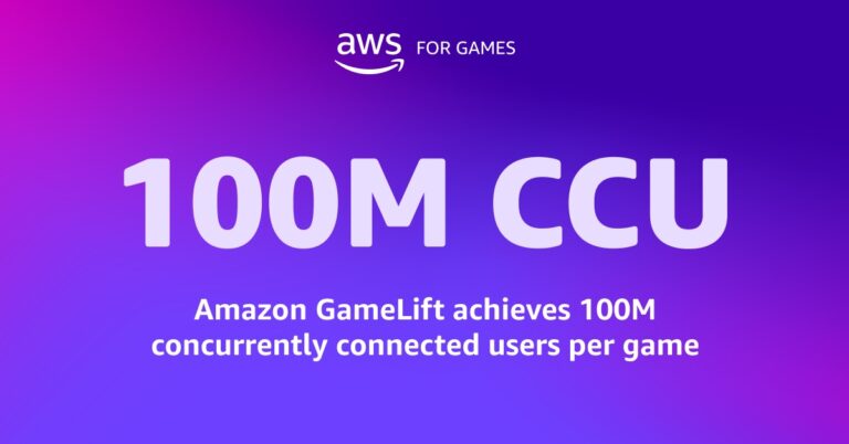 Amazon says it can support up to 100 million concurrent users per game.
