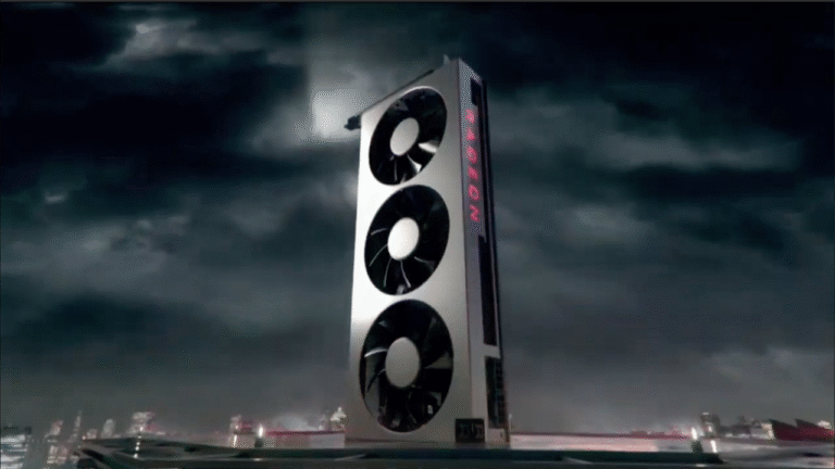 The Radeon VII video card from AMD.