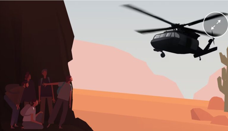 The American Dream depicts the reality of crossing the border.