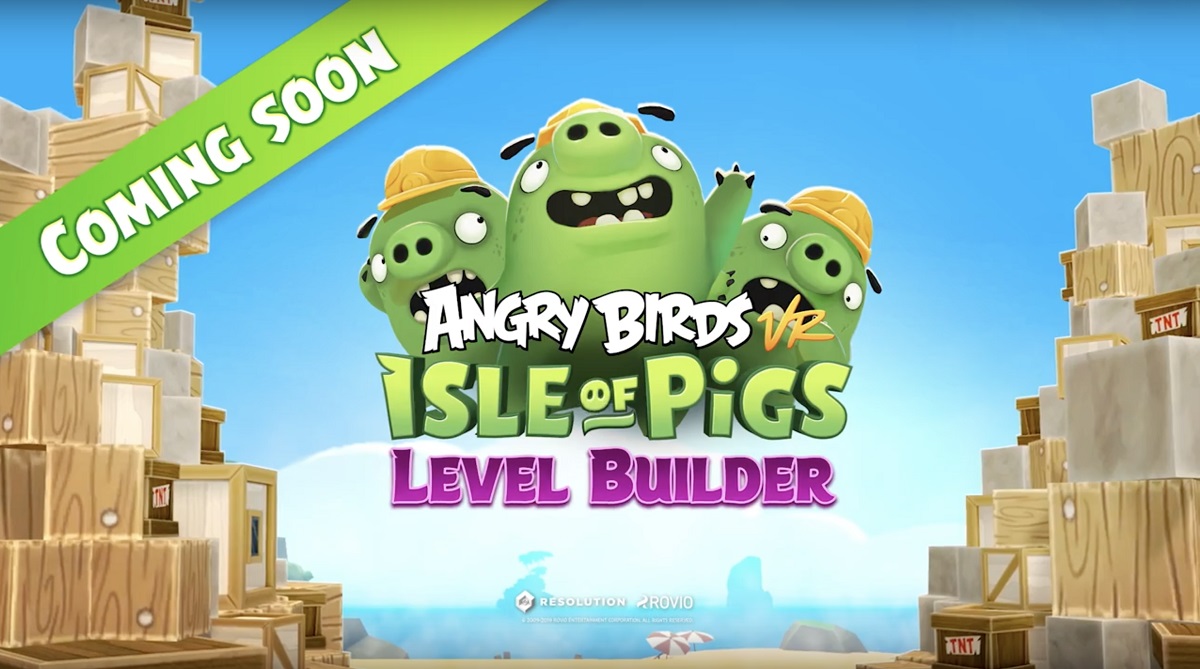 Angry Birds VR: Isle of Pigs now has a level builder for fans.