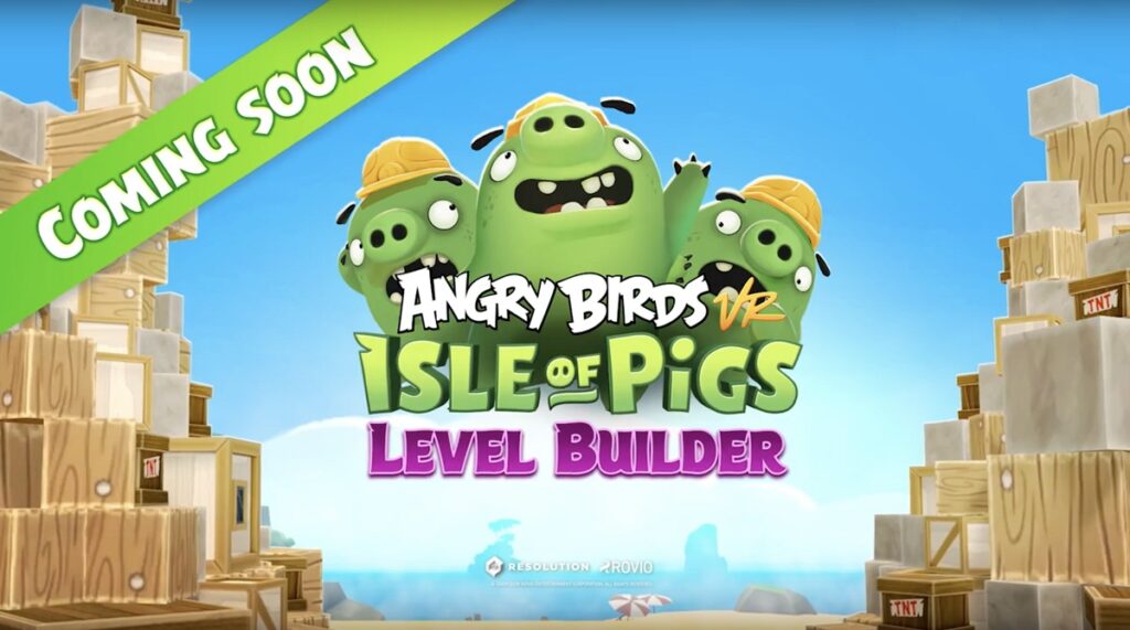 Angry Birds VR: Isle of Pigs gets a level builder