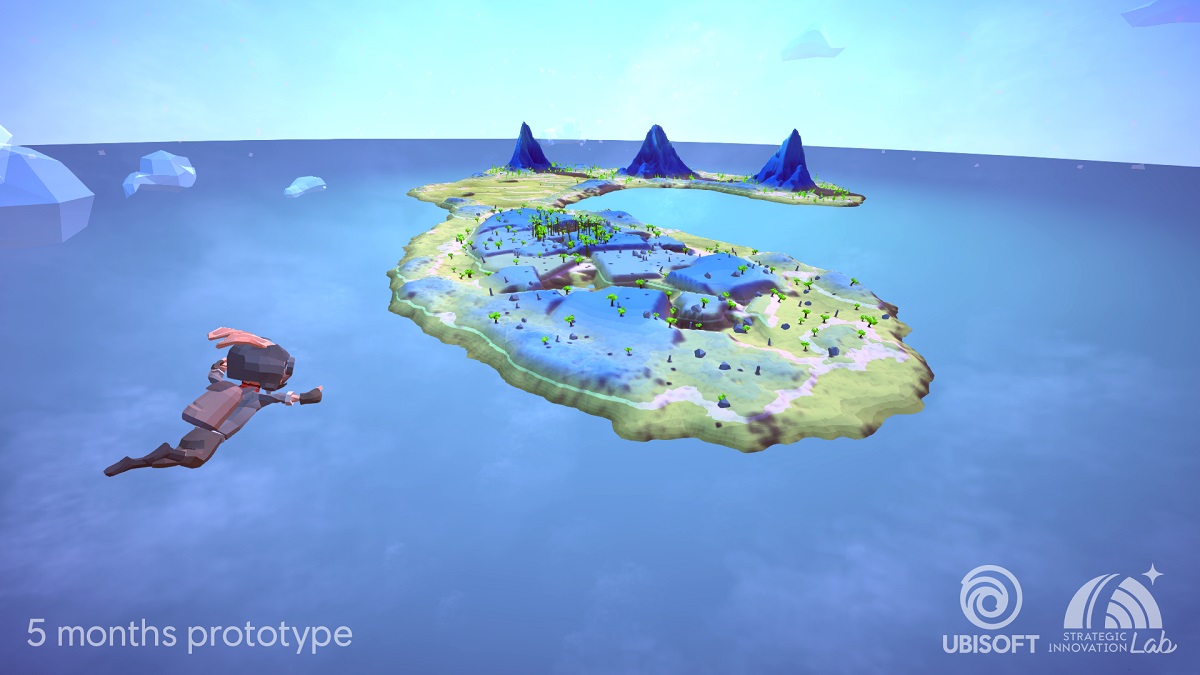 A blockchain game highlighted by Ubisoft.