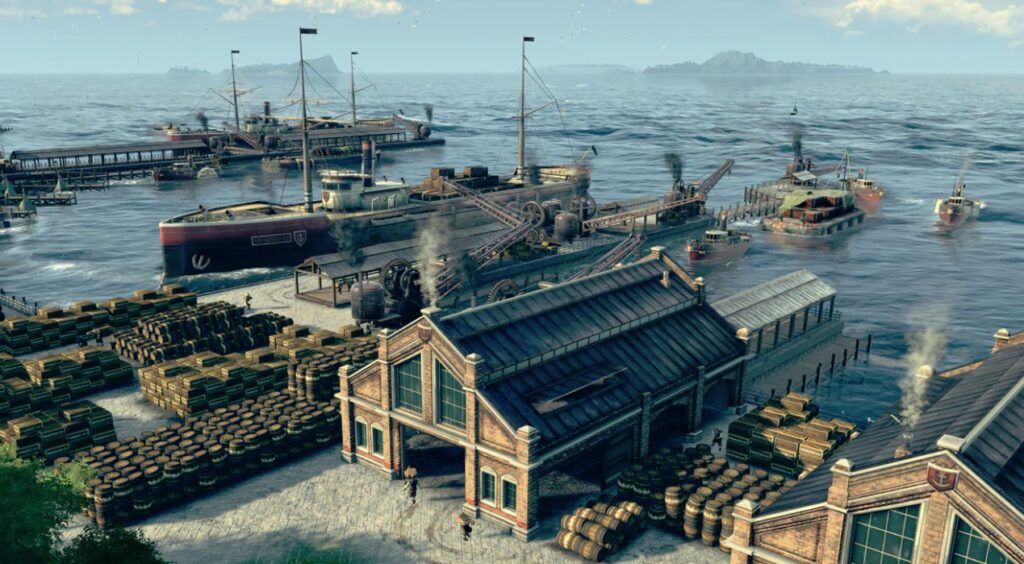 Anno 1800 is about the age of industrialization.