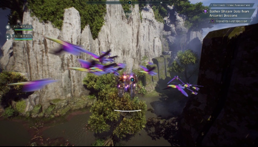 I was surprised as I flew by a flock of colorful birds in Anthem.