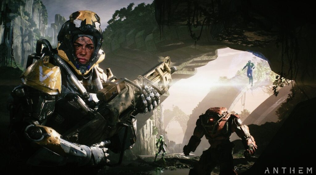 Anthem is a four-player shooter game from BioWare and EA.