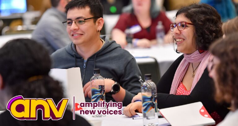 Amplifying New Voices trains people to be good speakers and presenters.
