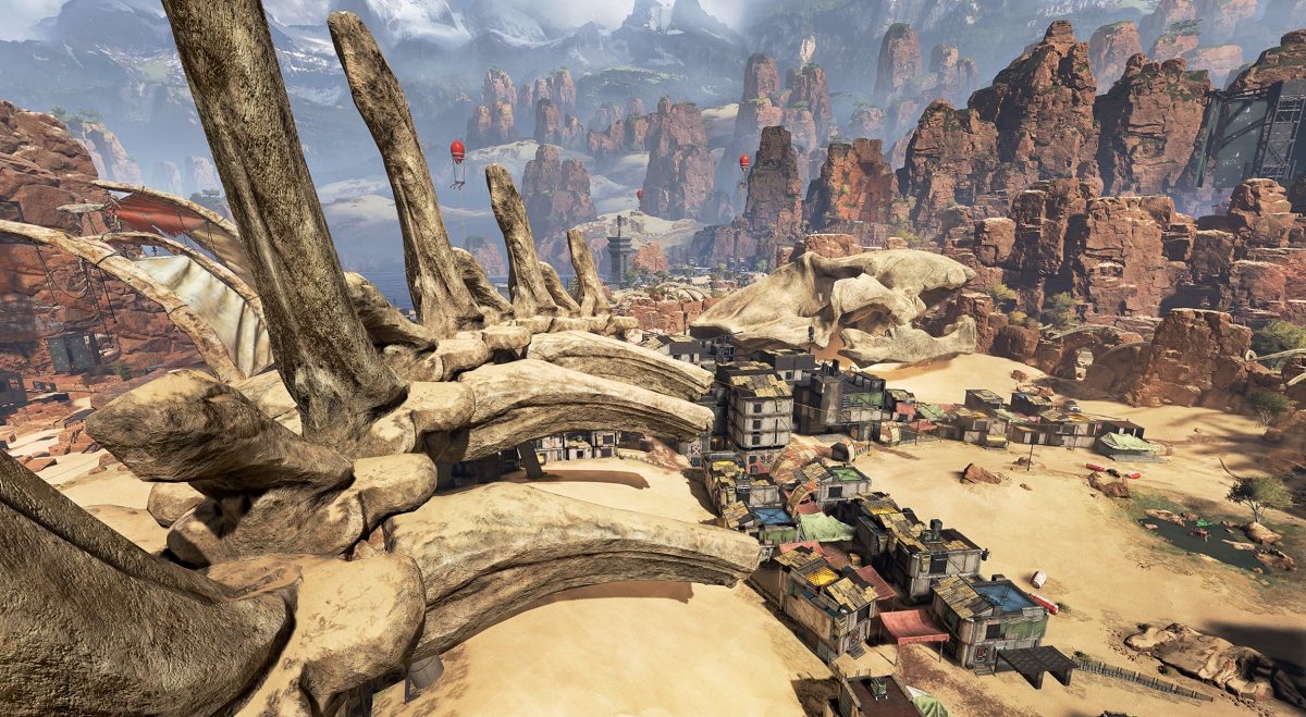 This part of the Apex Legends Kings Canyon map is pretty dry.