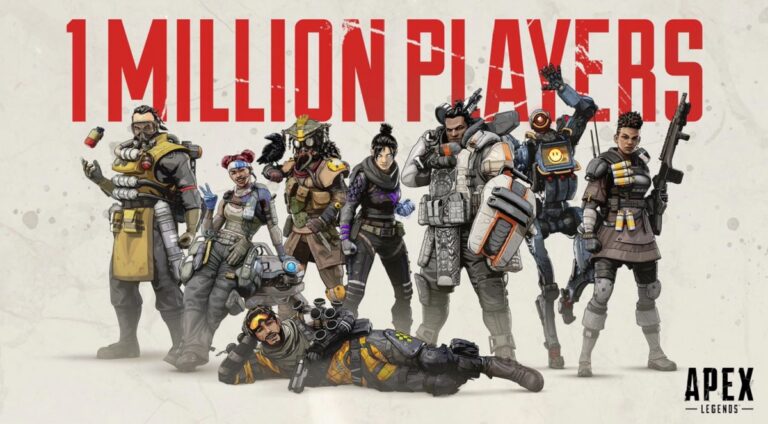 Apex Legends hit 1 million players in 8 hours.