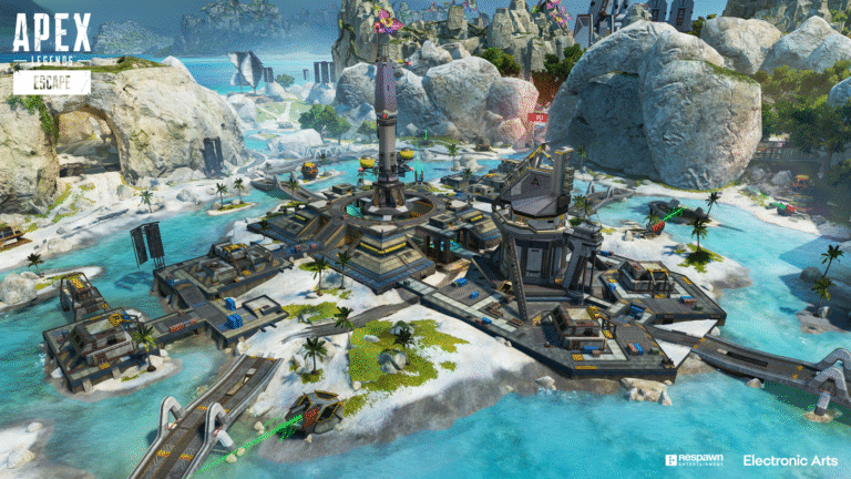 Apex Legends: Escape's Storm Point map.