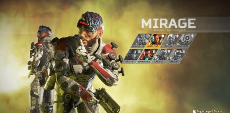 Mirage is a character who sends out decoys in Apex Legends.