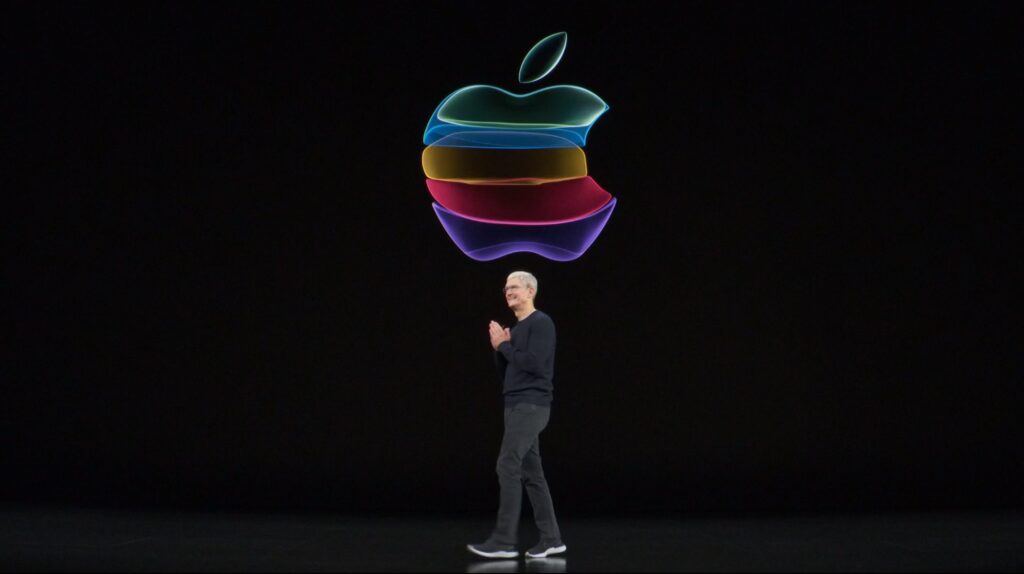 Tim Cook at Apple's By Innovation Only iPhone event, September 10 (2019)