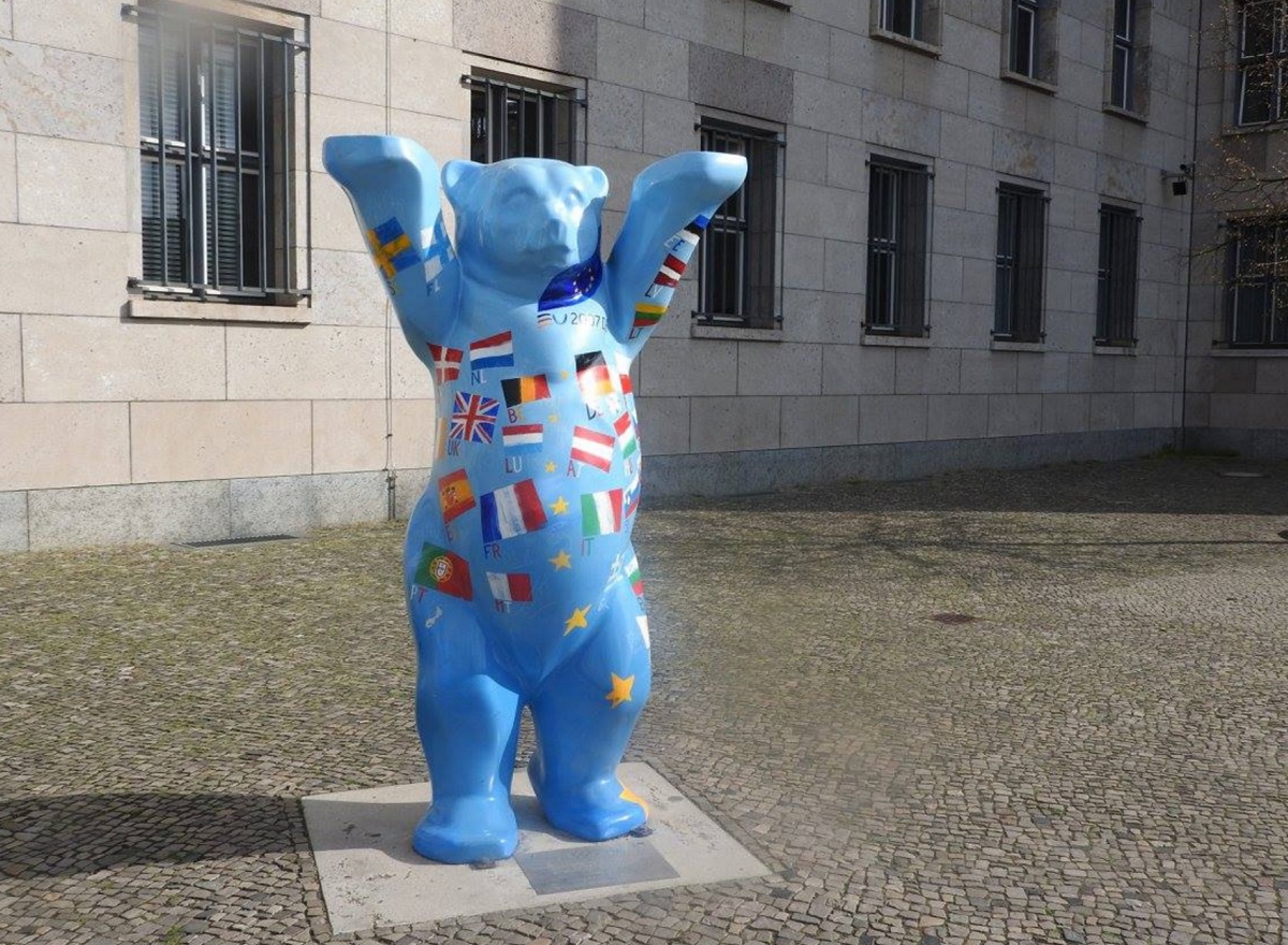 The bear mascot in Berlin.