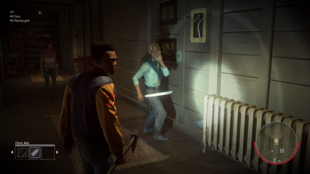 Two counselors try to call the police before Jason kills them.