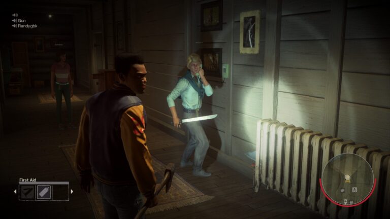 Two counselors try to call the police before Jason kills them.