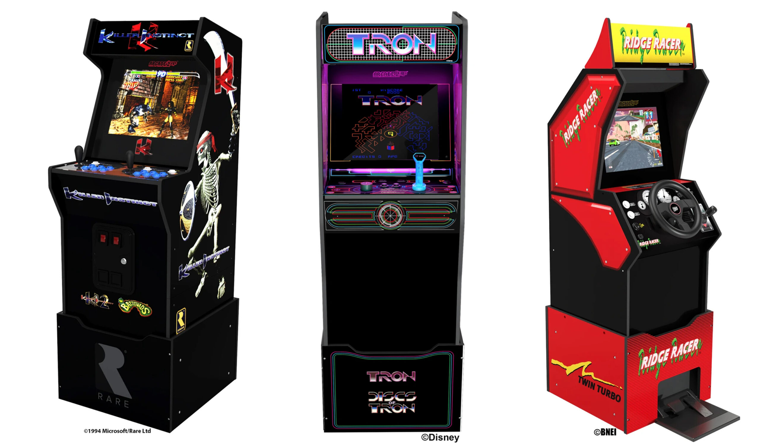 New cabinets from Arcade1Up.