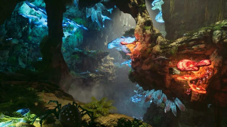Pretty colors in Ark: Survival Ascended.
