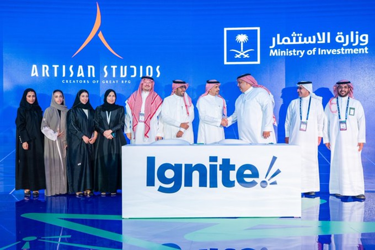 Artisan Studios announces its expansion in Riyadh at Ignite event.