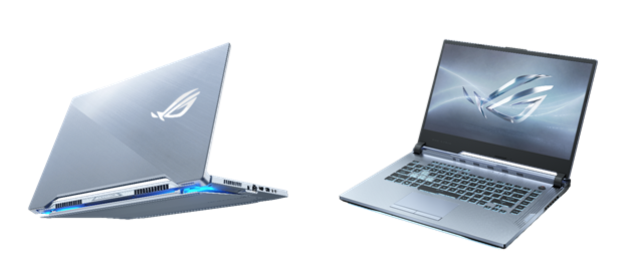 asus Glacier Blue Zephyrus and Strix