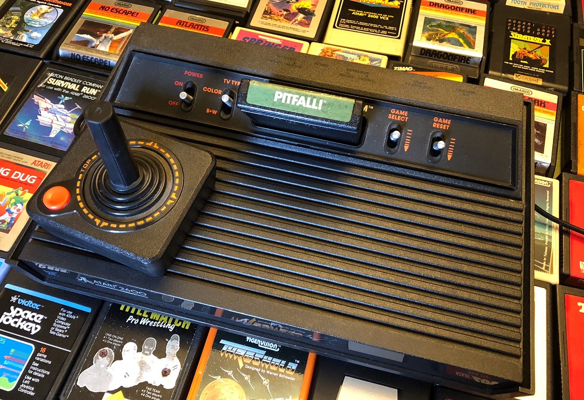 The Atari 2600 came out in 1977 and was discontinued in 1992.