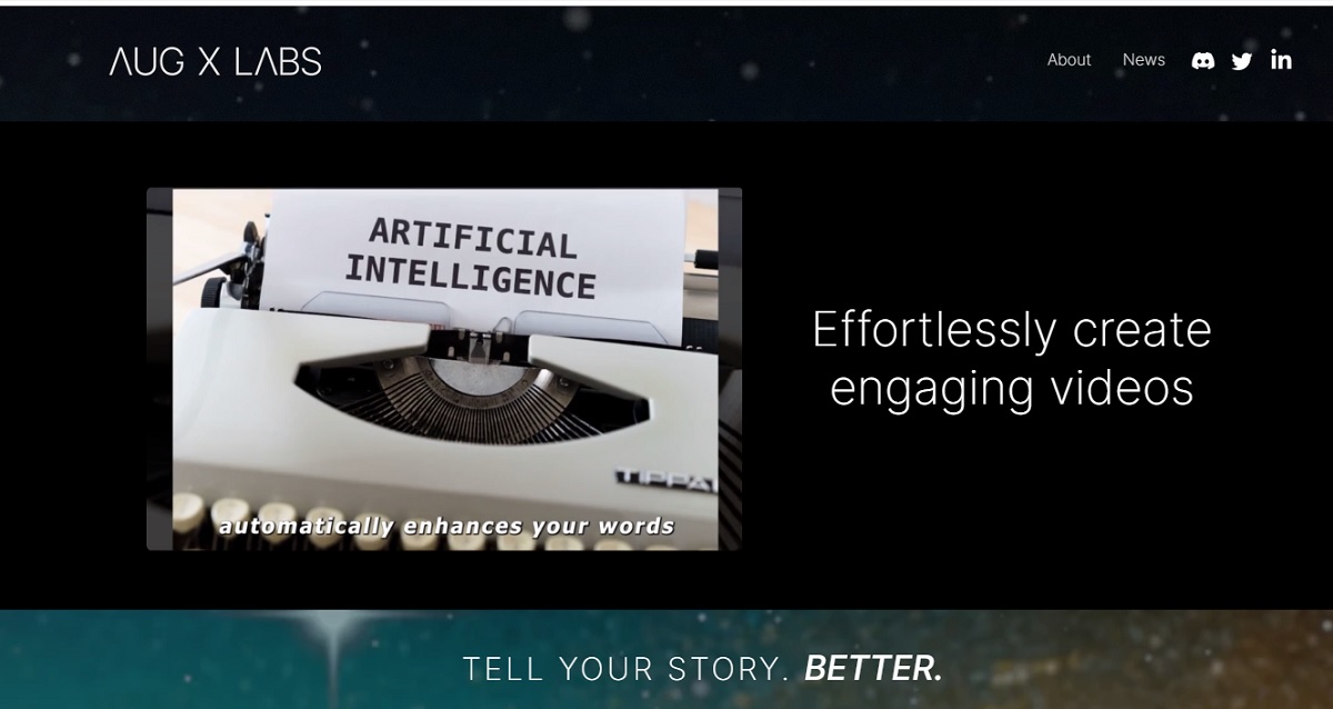 AugX uses AI to make videos better.
