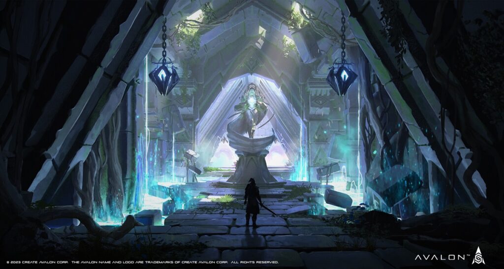 Concept art for Avalon's Aperion.