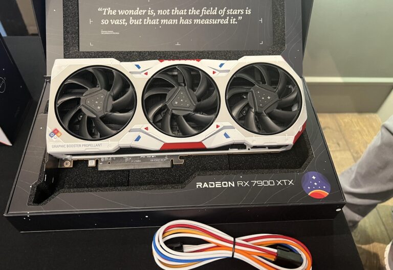 Starfield special edition of the Radeon RX 7500 XTX graphics card.