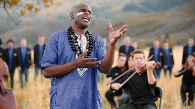 The BYU Men's Chorus and Philharmonic performing "Baba Yetu."