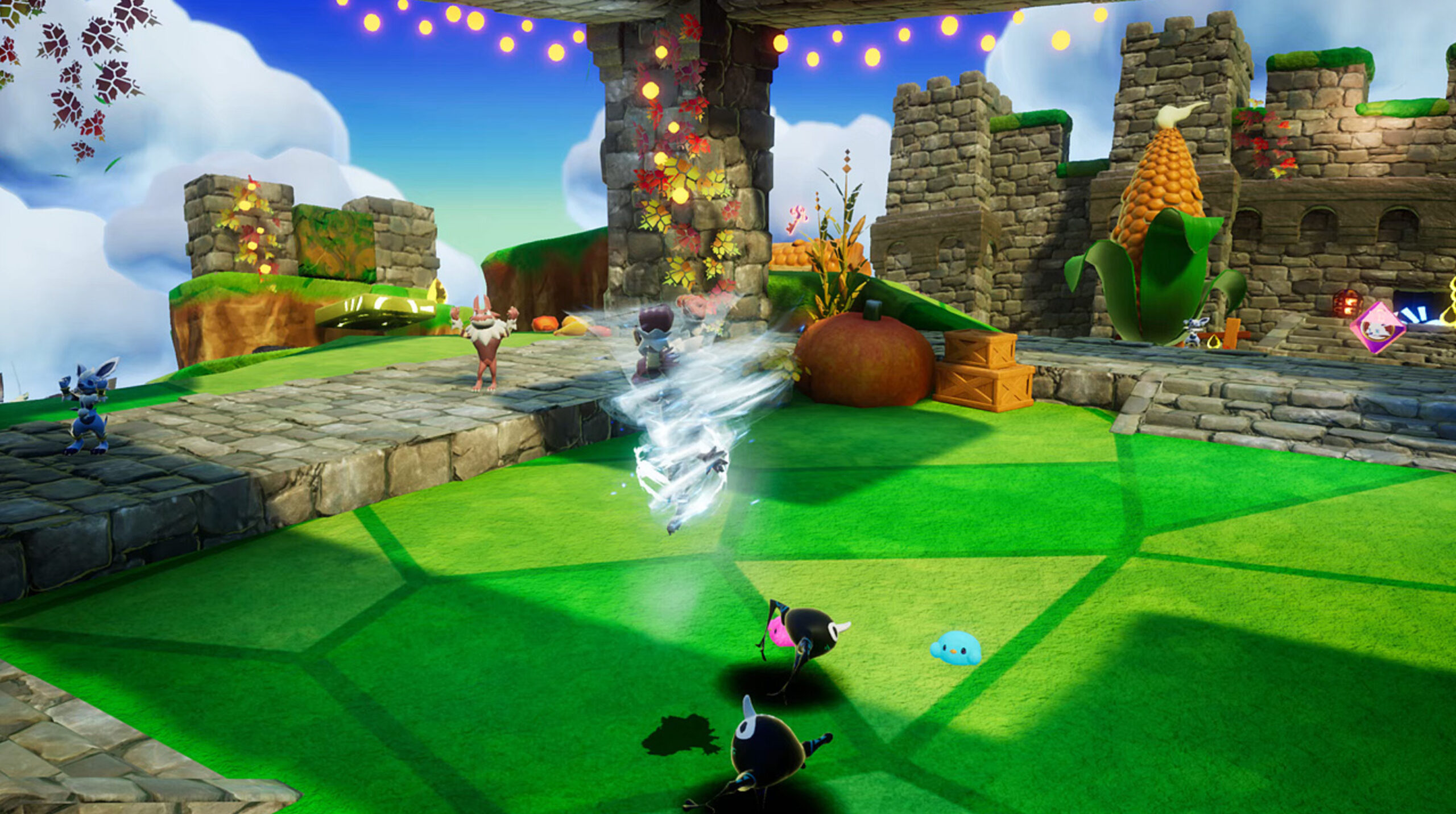 The wolf suit lets you do a tornado spin.