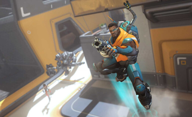 Baptiste in Overwatch.