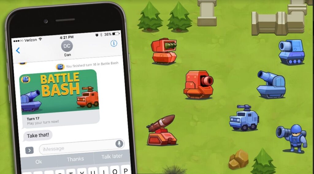 Mastermind Studios launches Battle Bash strategy game on iMessage