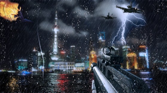 Battlefield 4 rain scenery will disorient you.