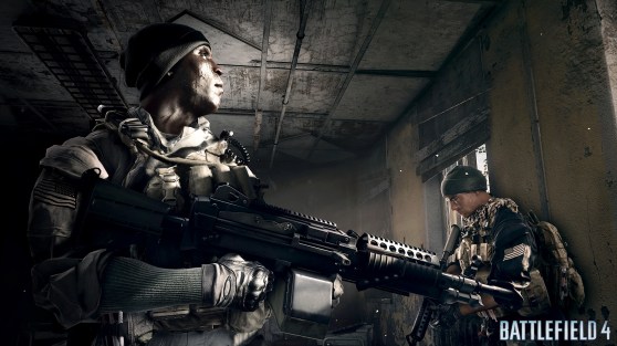 Characters from Battlefield 4. Irish and Pac.