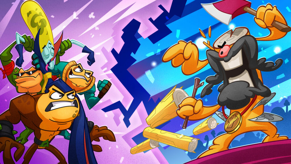 Battletoads is thriving on its characters and style.