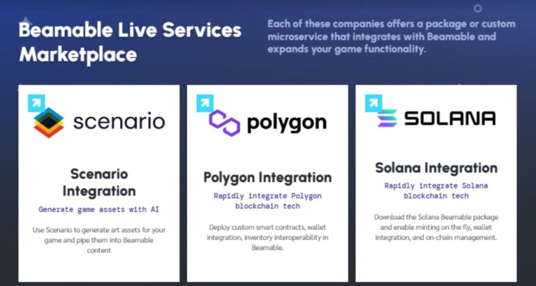 Beamable makes it easier to integrate generative AI and blockchain into games.