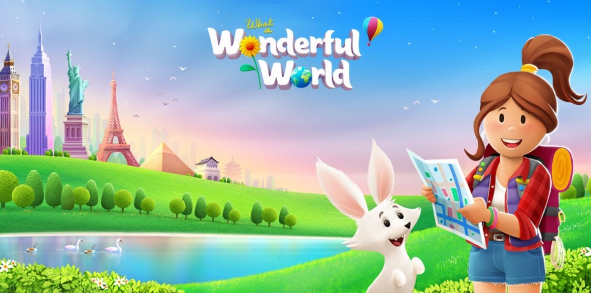 What a Wonderful World is a match-3 game from BebopBee.