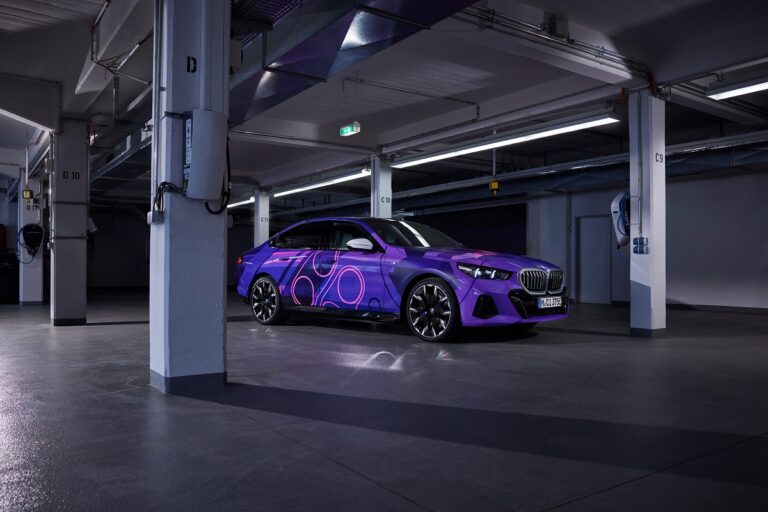 BMW designed an i5 car with a video game look.