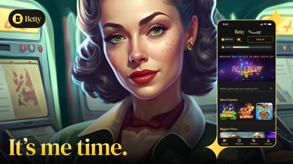 Betty is a new real-money online gambling company.