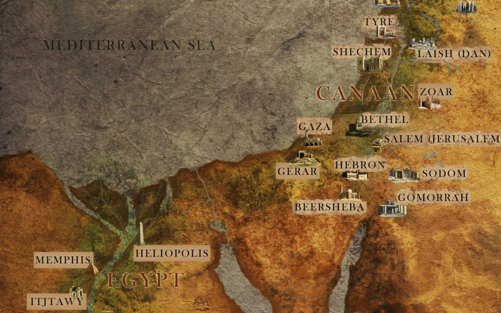 bible chronicles map screen