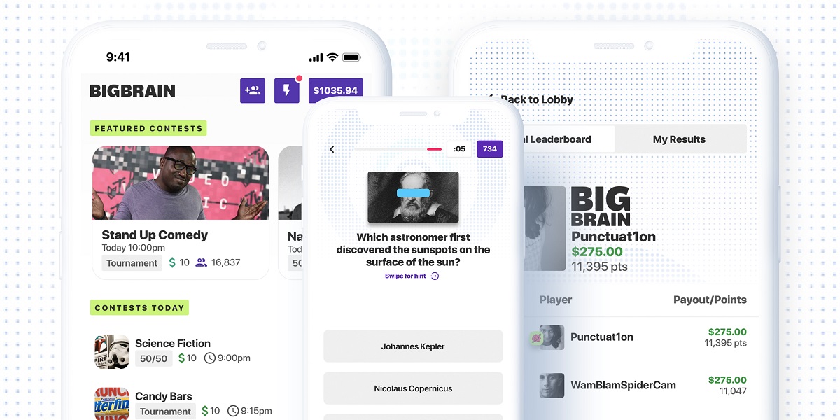 BigBrain has raised $4.5 million for its trivia game.