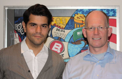 Khaled Helioui and Kess Koolen.