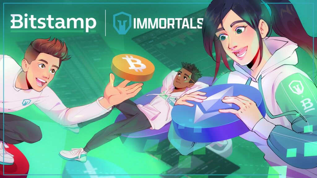 Bitstamp has teamed up with Immortals.