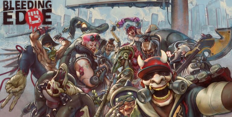 The cast of characters in Bleeding Edge.