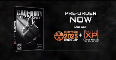 COD: Black Ops II bonus map advertisement