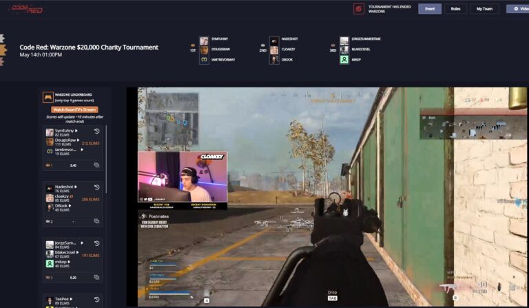 Code Red: Warzone $20,000 charity tournament.